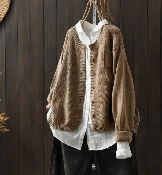 Mirelle | Vintage Button-Up Cardigan