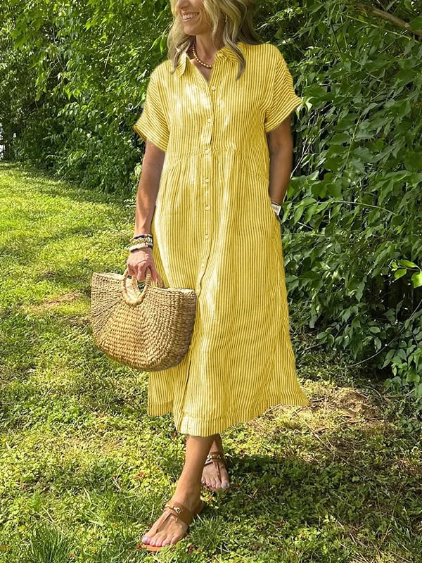 Sienna | Relaxed Fit Button-Down Dress