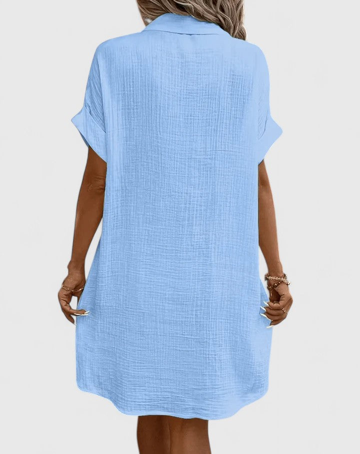 Rhea | Relaxed Button-Down Summer Dress