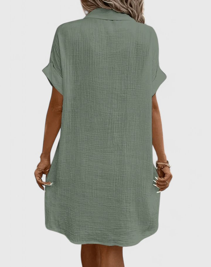 Rhea | Relaxed Button-Down Summer Dress
