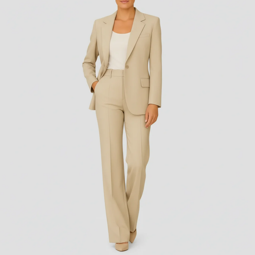 Kaylee | Women’s Tailored Blazer and Straight Leg Pants Suit