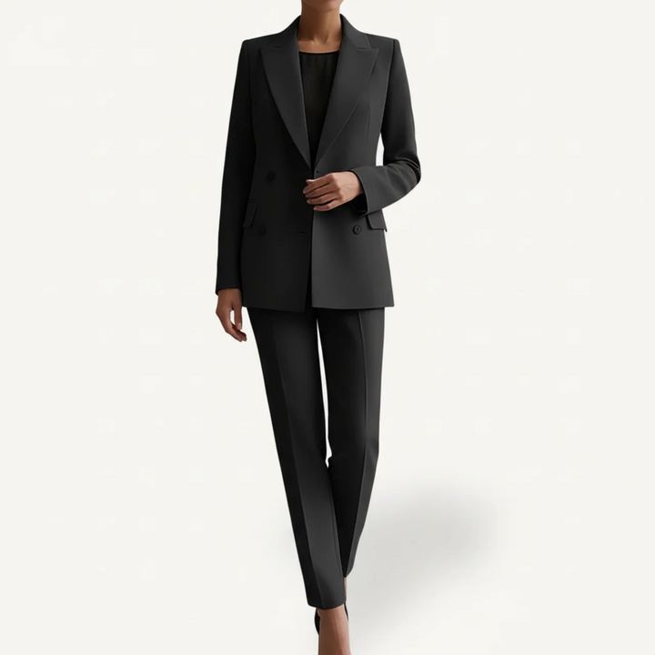 Velmirae | Women’s Sleek Power Tailored Suit Set