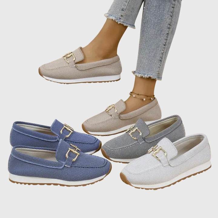 Classic Chain Detail Comfort Loafers