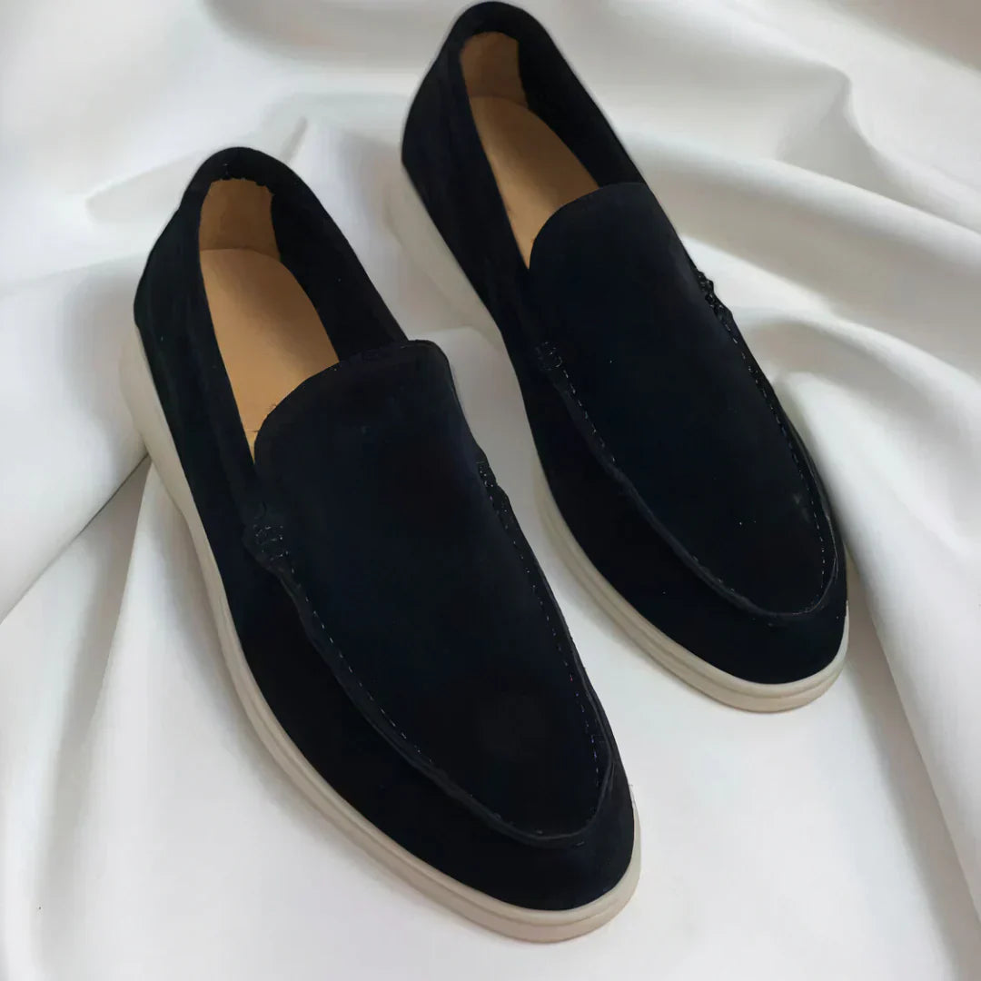 Minimal Slip-On Loafer Sneakers