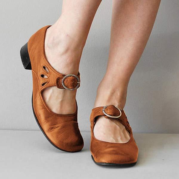 Mirelle | Elegant Buckled Comfort Shoes