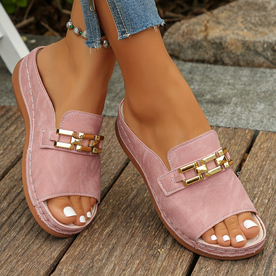 Romie | Women’s Comfortable Slip-On Wedge Sandals