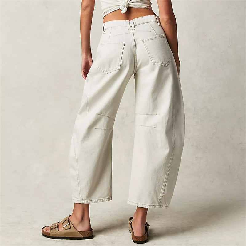 Relaxed Straight-Leg Pants