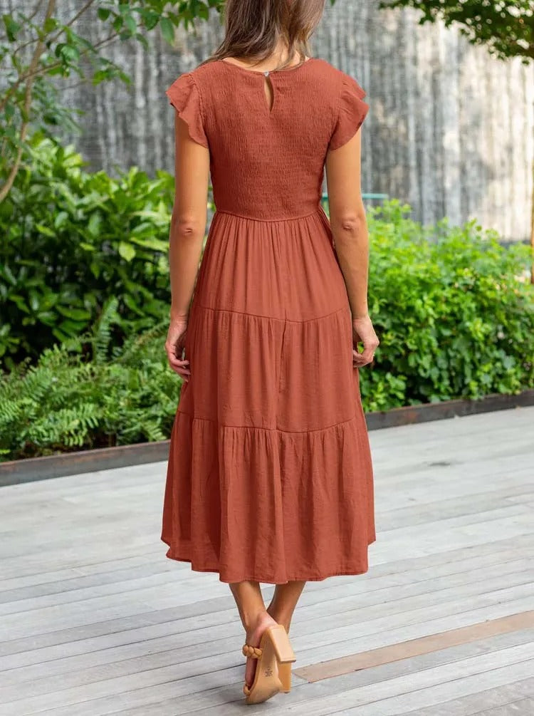 Zerella | Elegant Tummy Control Midi Dress