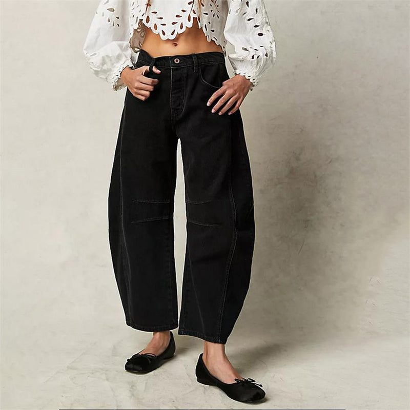 Relaxed Straight-Leg Pants