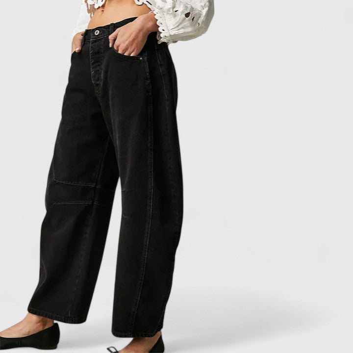 Reese | Relaxed Wide-Leg Denim Pants