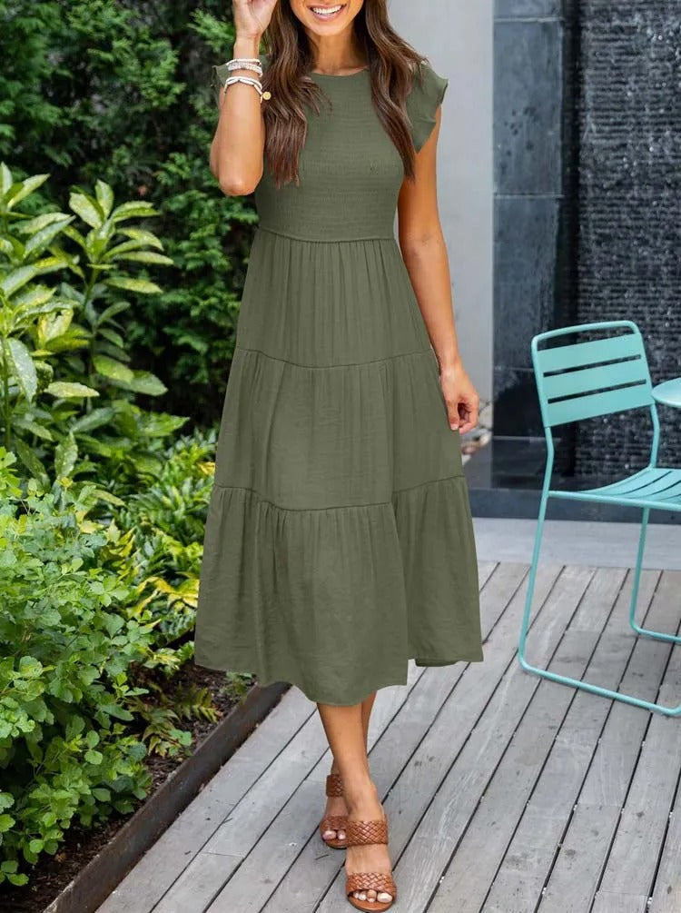 Zerella | Elegant Tummy Control Midi Dress