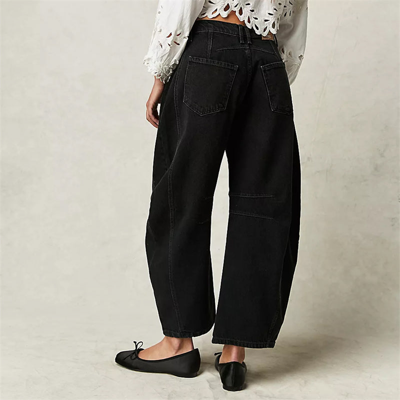 Relaxed Straight-Leg Pants
