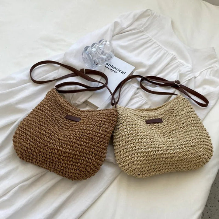 Isla | Woven Summer Shoulder Bag