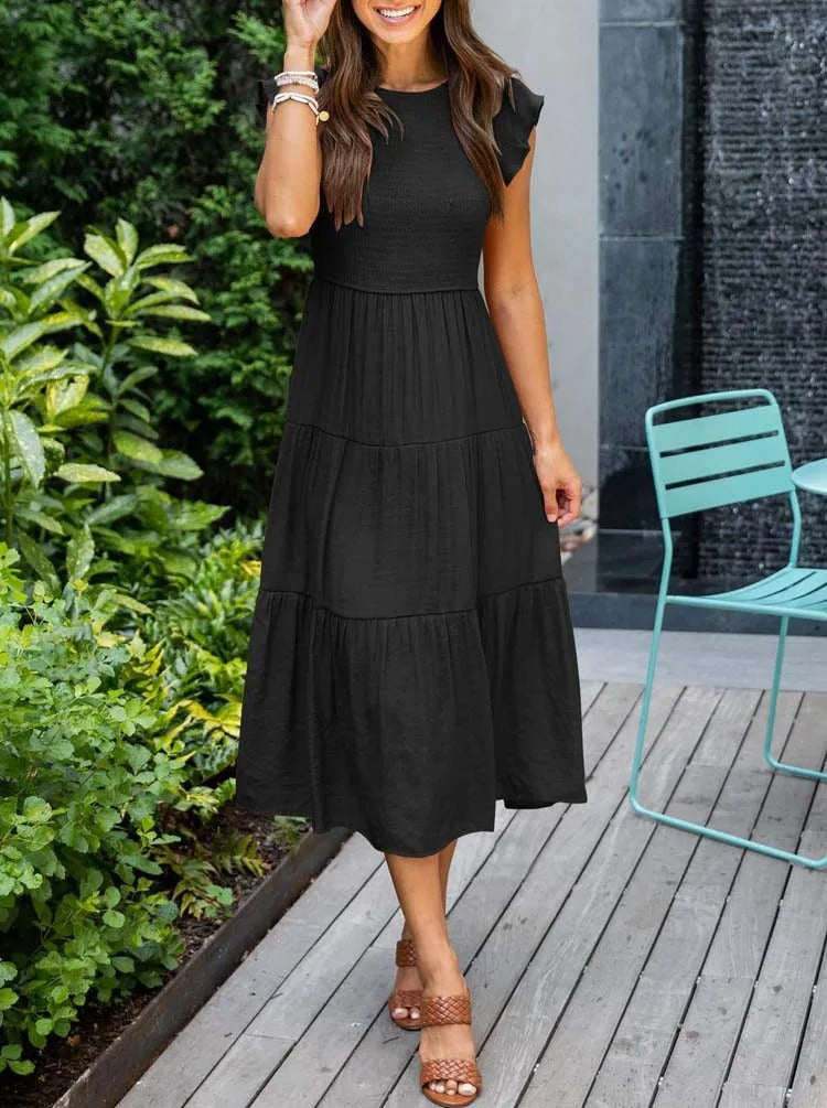 Zerella | Elegant Tummy Control Midi Dress