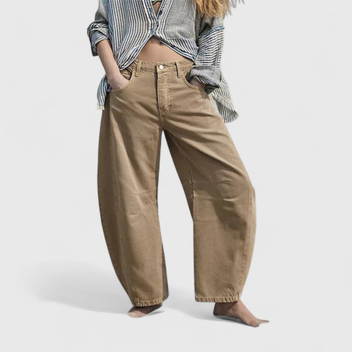 Reese | Relaxed Wide-Leg Denim Pants