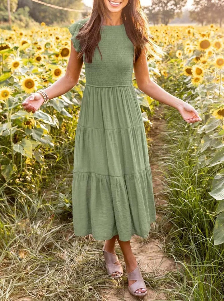 Zerella | Elegant Tummy Control Midi Dress