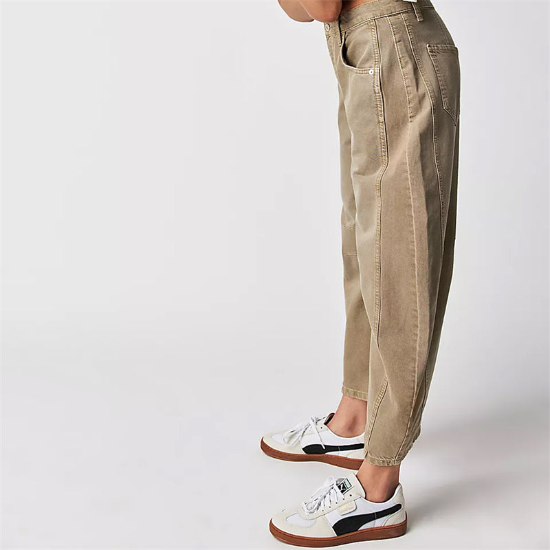 Relaxed Straight-Leg Pants