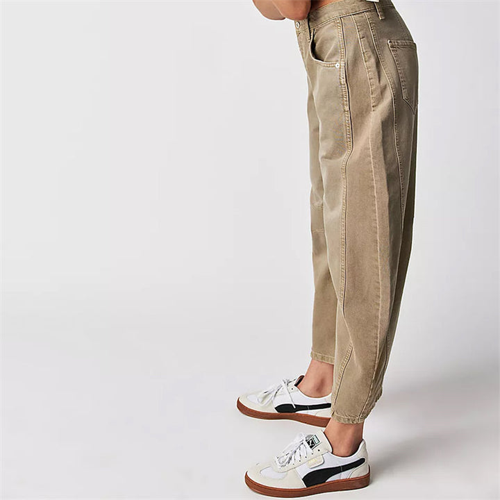 Relaxed Straight-Leg Pants