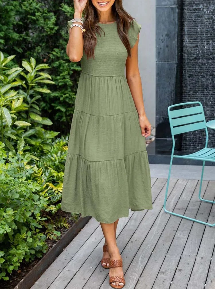Zerella | Elegant Tummy Control Midi Dress