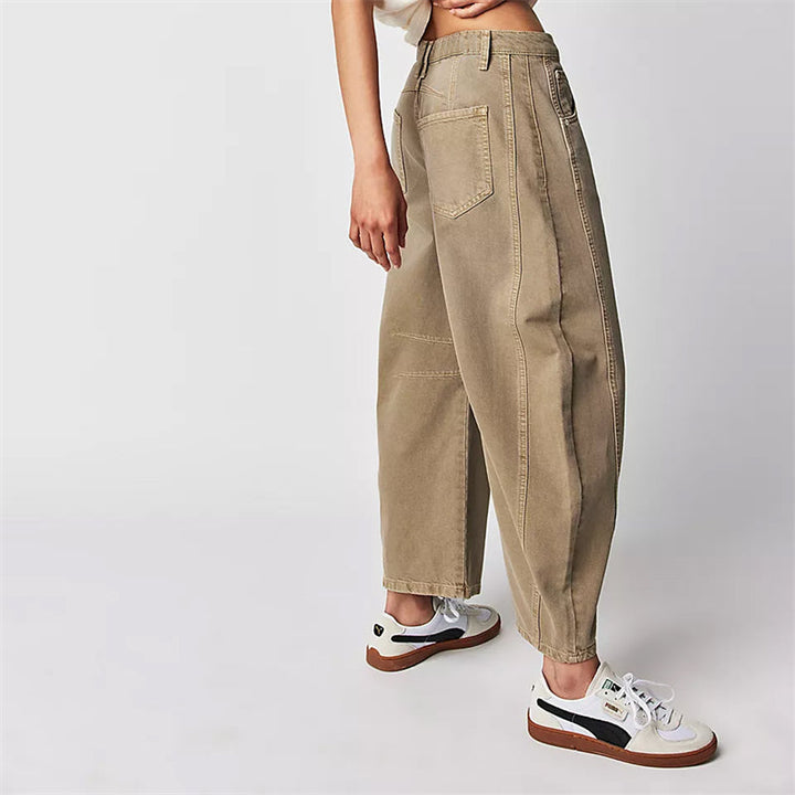 Relaxed Straight-Leg Pants