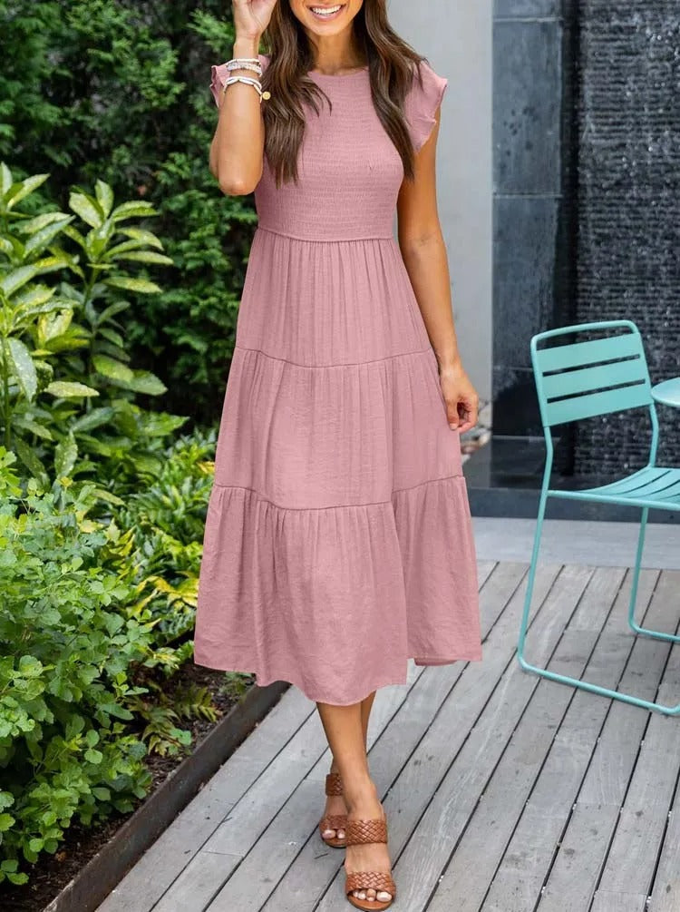 Zerella | Elegant Tummy Control Midi Dress