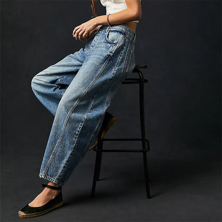 Relaxed Straight-Leg Pants
