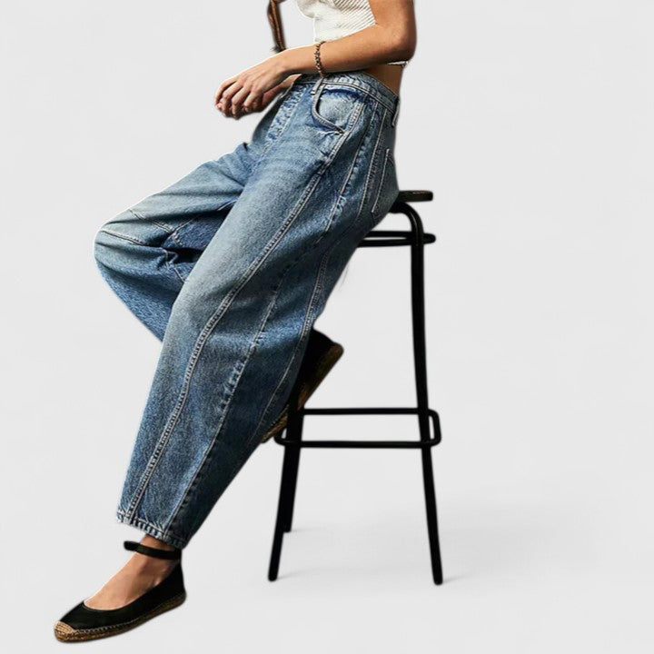 Reese | Relaxed Wide-Leg Denim Pants
