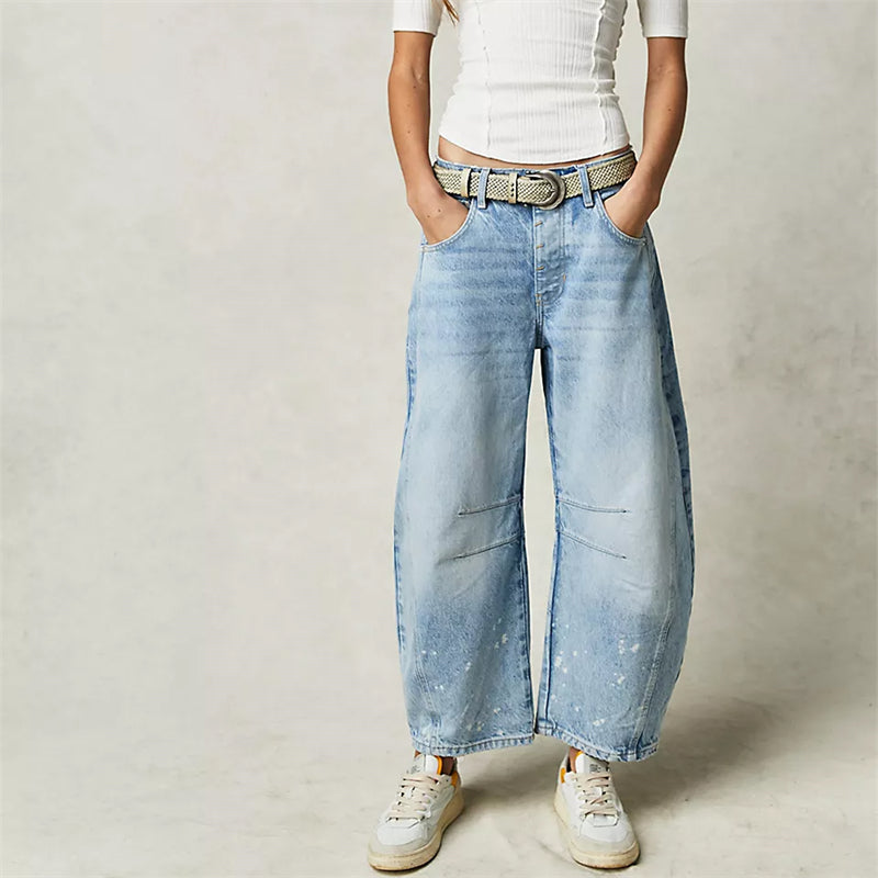 Relaxed Straight-Leg Pants