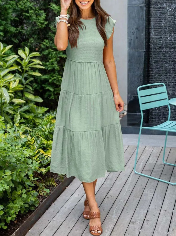 Zerella | Elegant Tummy Control Midi Dress