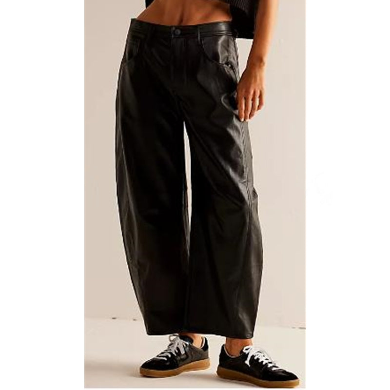 Relaxed Straight-Leg Pants