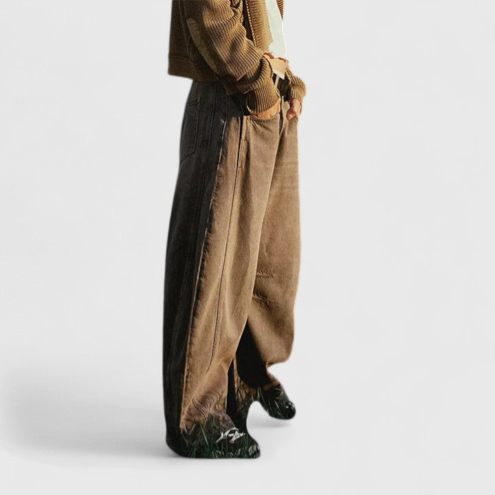 Reese | Relaxed Wide-Leg Denim Pants