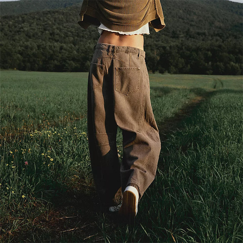 Relaxed Straight-Leg Pants