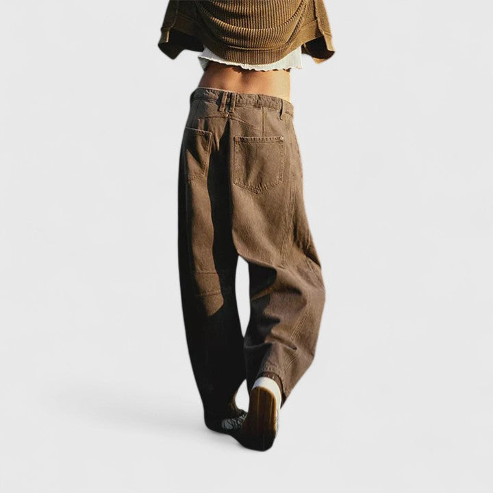 Reese | Relaxed Wide-Leg Denim Pants