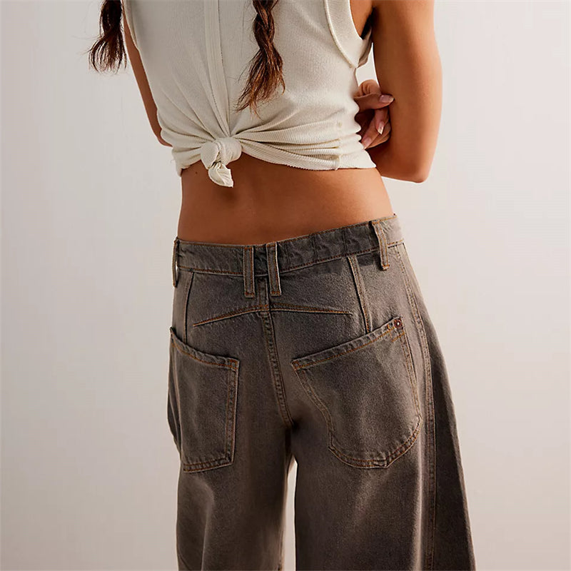 Relaxed Straight-Leg Pants