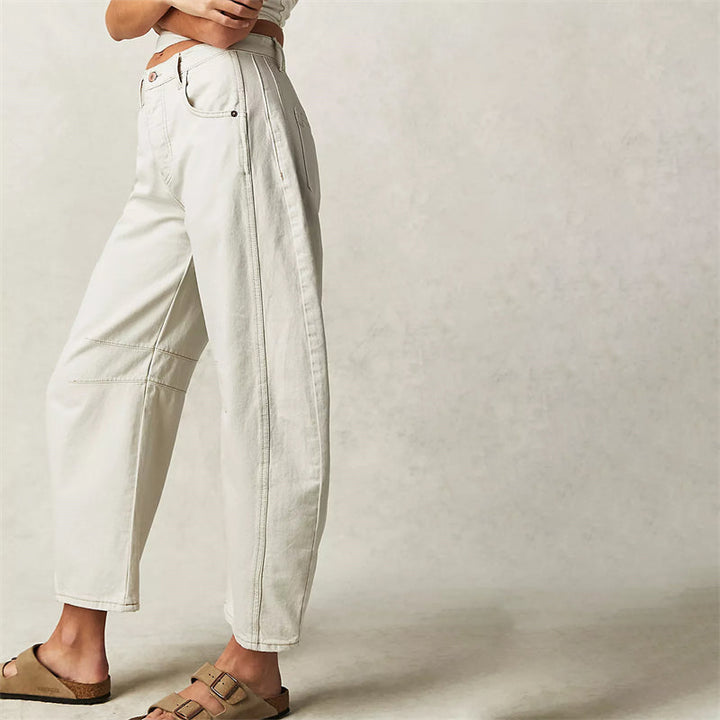 Relaxed Straight-Leg Pants