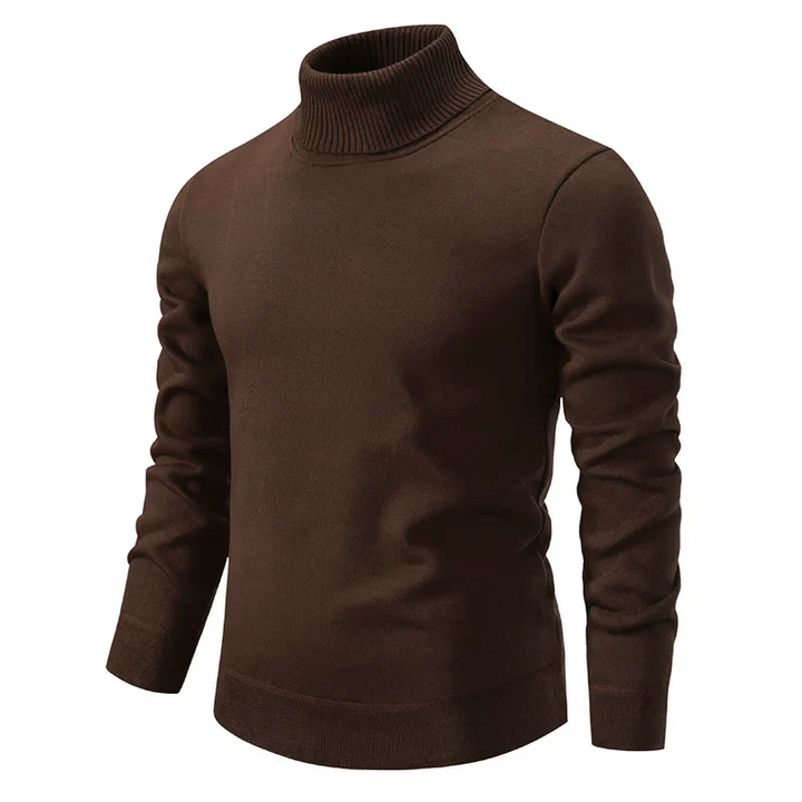 Modern Turtleneck Knit Sweater