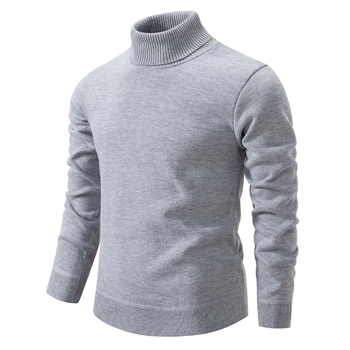 Modern Turtleneck Knit Sweater