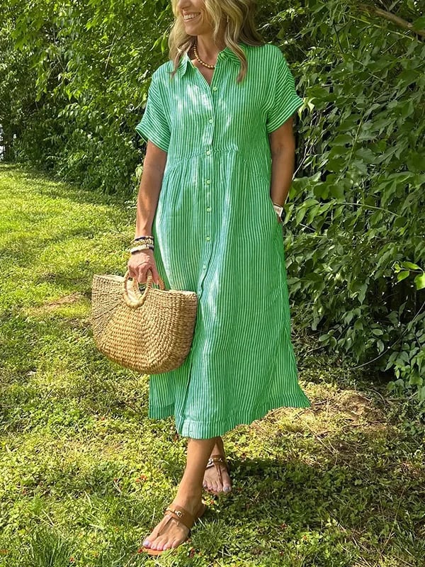 Sienna | Relaxed Fit Button-Down Dress