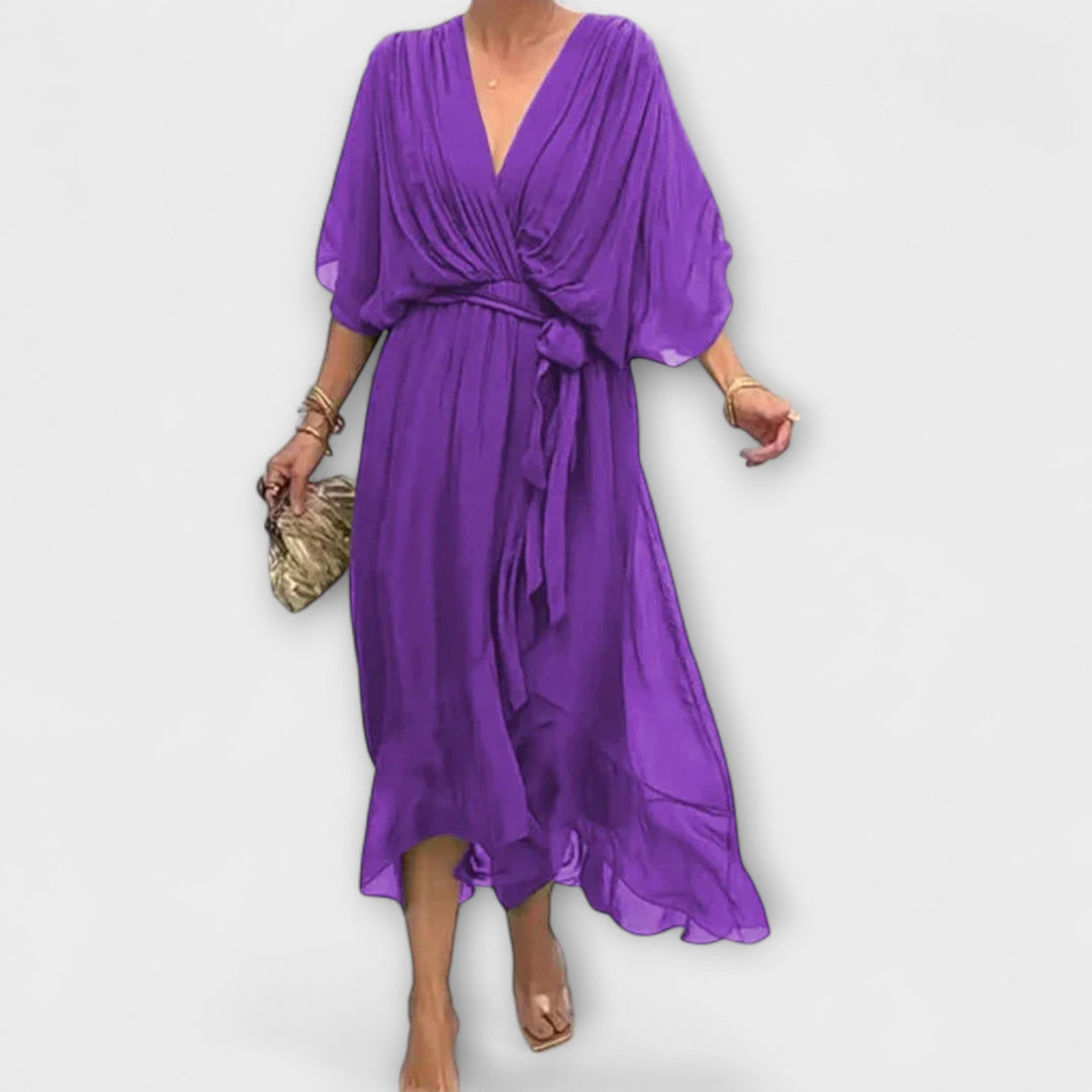 Sofia | Elegant Flow Midi Dress
