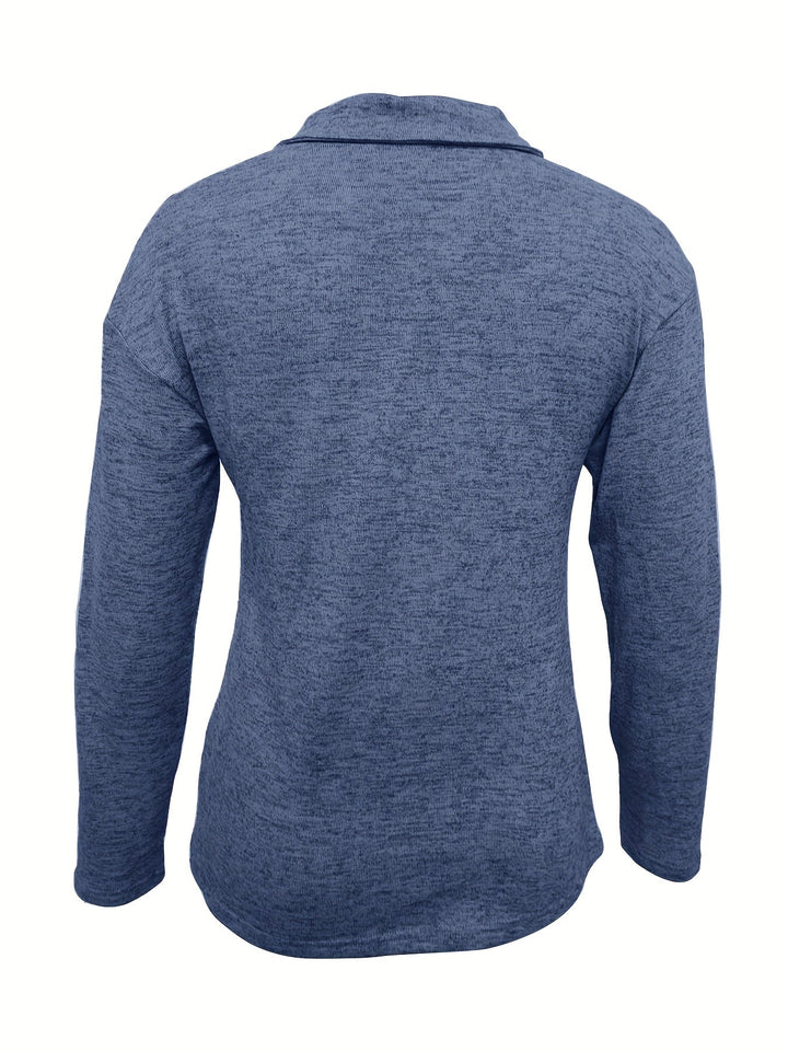 Virella | Stylish Zip-Collar Casual Top