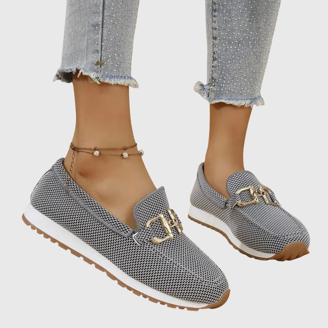 Classic Chain Detail Comfort Loafers