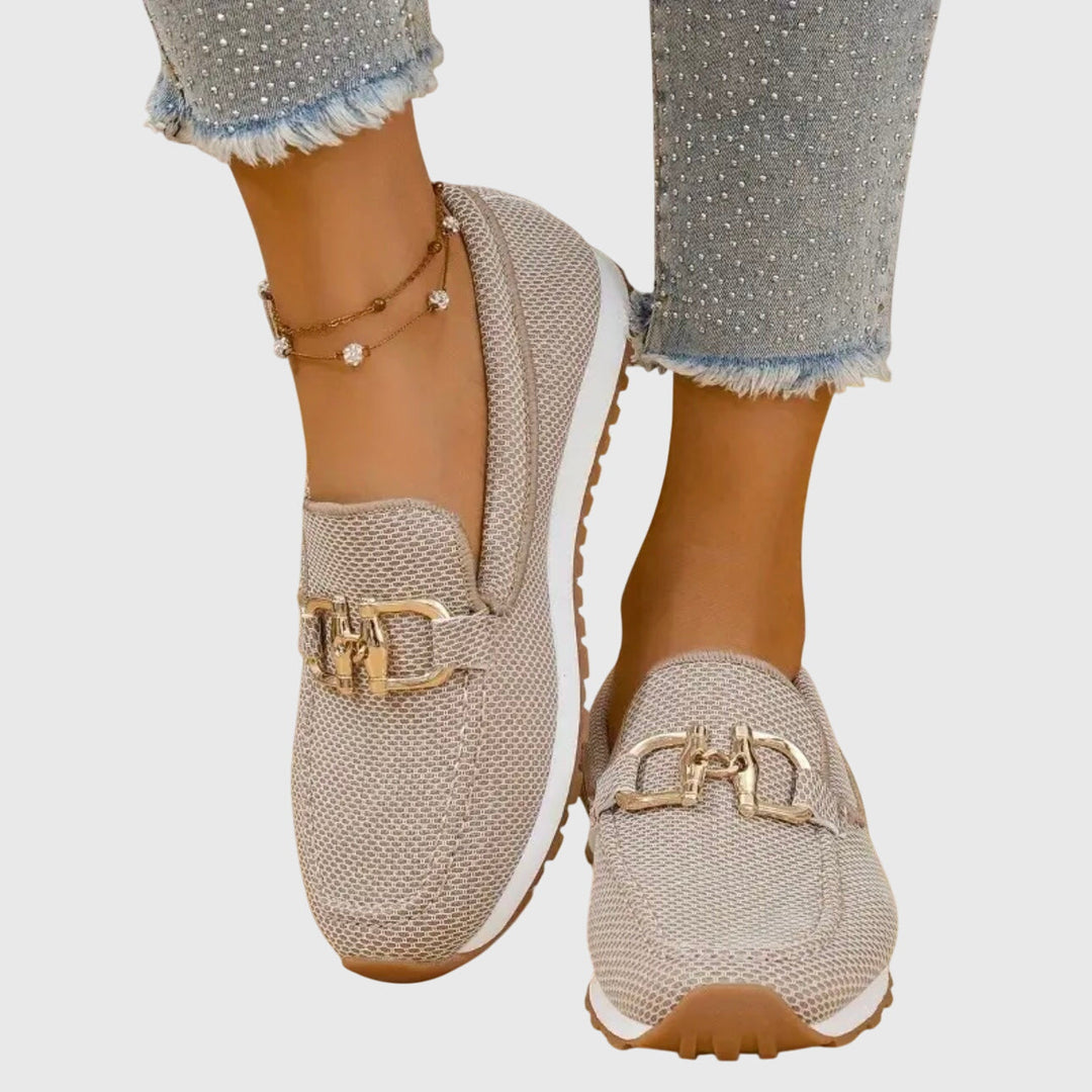 Classic Chain Detail Comfort Loafers