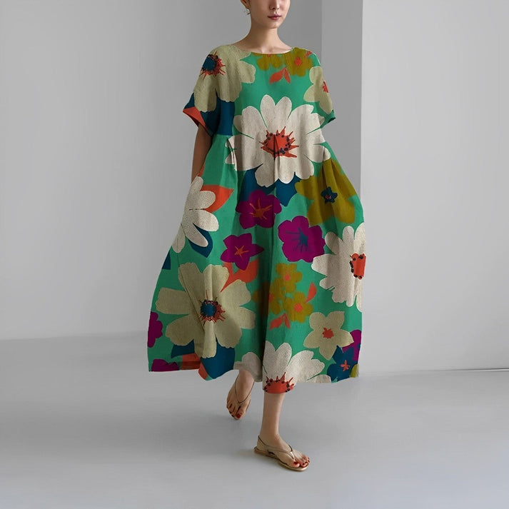 Floral Flowing Spring Dress