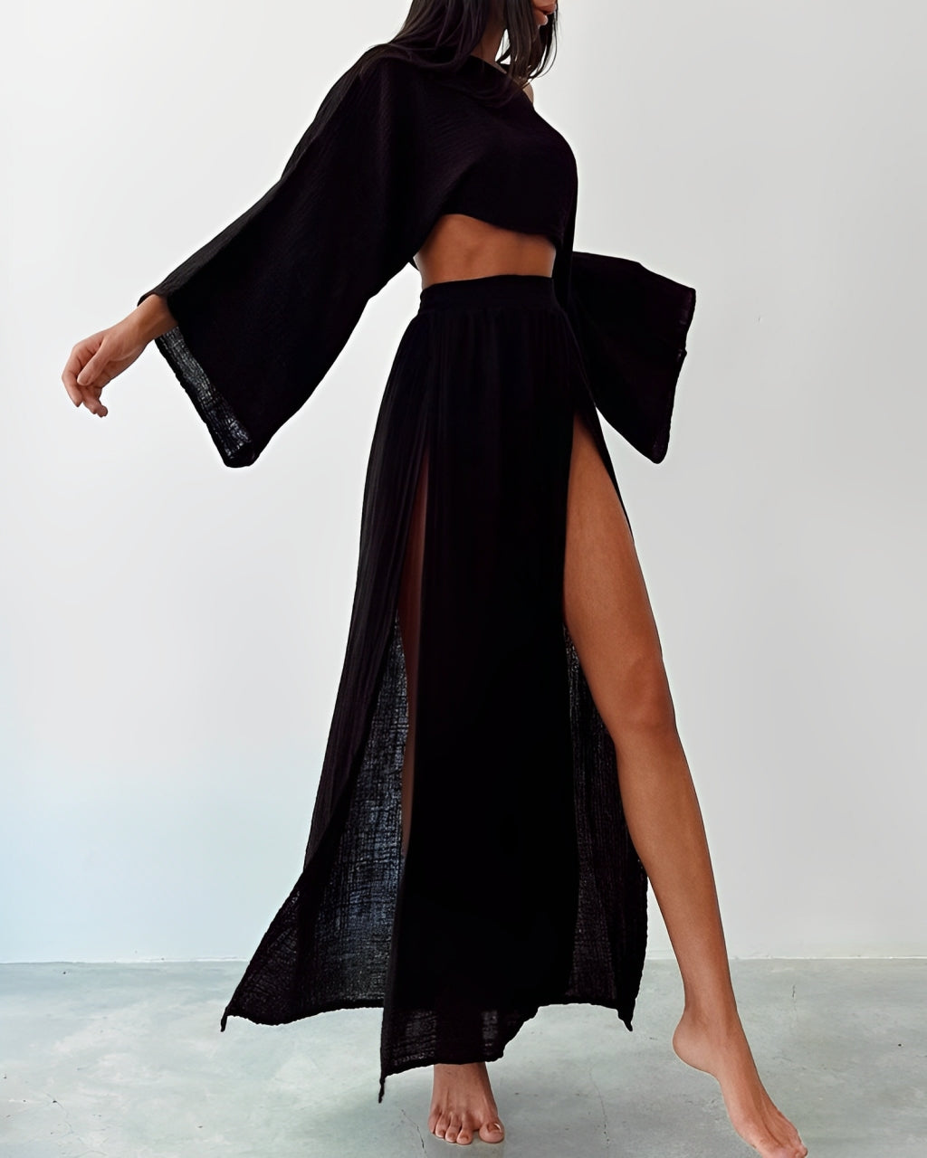 Lyra | Flowy Two-Piece Skirt Set