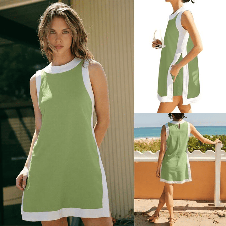 Naya | Two-Tone A-Line Beach Dress