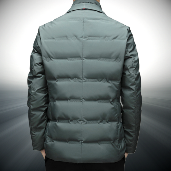 Men’s Quilted Tailored Blazer Jacket