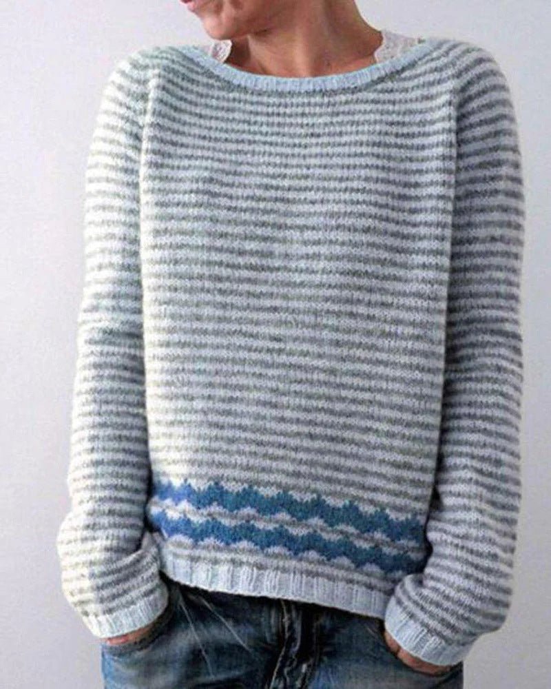 Marin | Striped Patterned Sweater