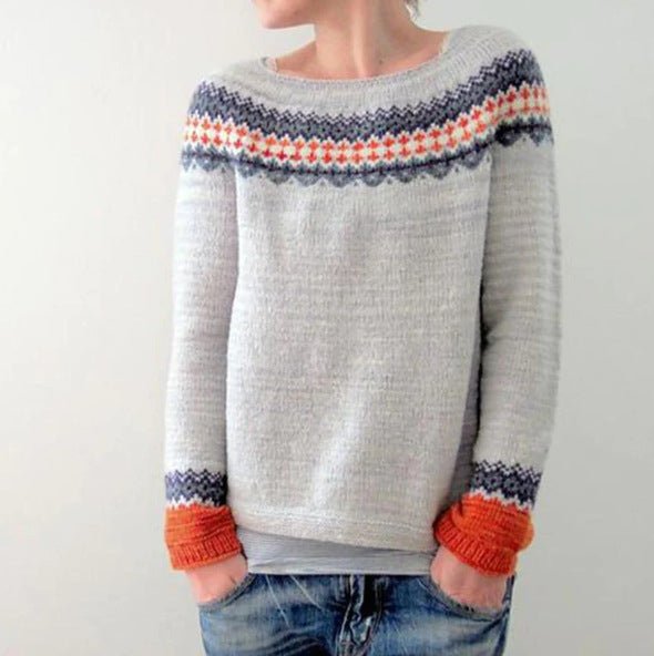 Marin | Striped Patterned Sweater