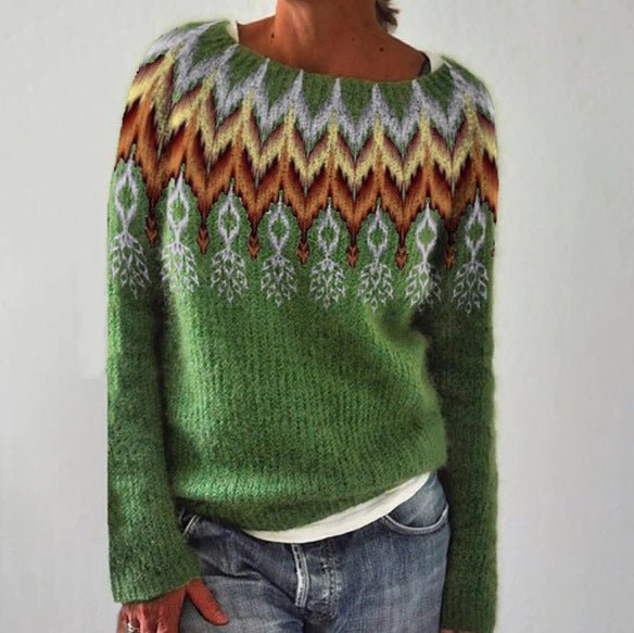 Marin | Striped Patterned Sweater