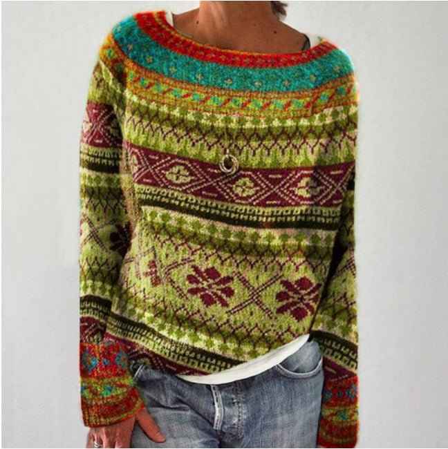 Marin | Striped Patterned Sweater